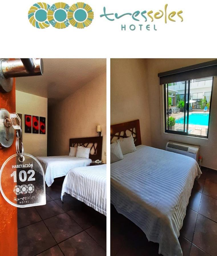 Hotel Tres Soles 马德罗城 外观 照片