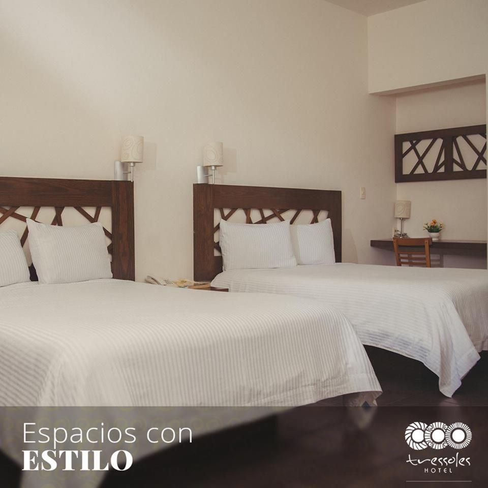 Hotel Tres Soles 马德罗城 外观 照片
